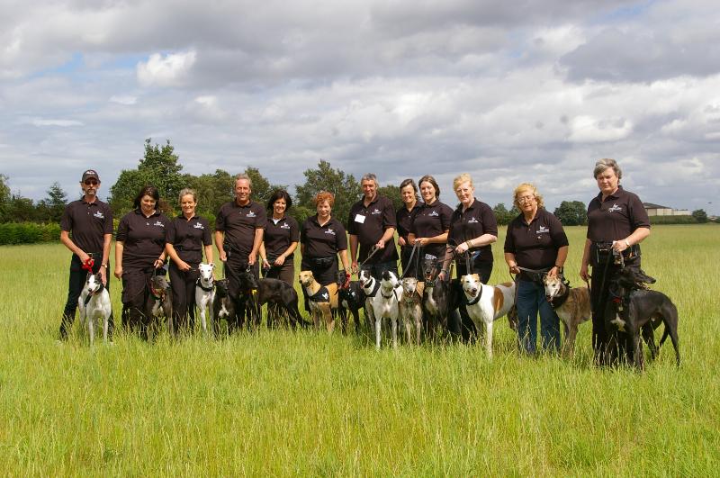 Greyhound display team